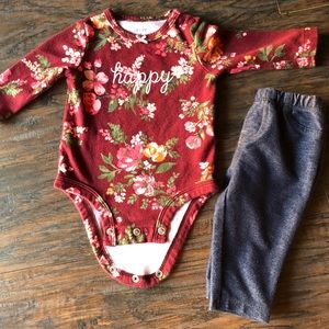 Carters 2pc set 3m size